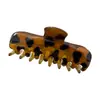 Presilha de Cabelo Imitação Acetato Estilo Francês na Cor Tartaruga, Presilha de Garra de Alta Qualidade para Mulheres, Acessório de Cabelo de Luxo para a Parte de Trás da Cabeça, Modelo Novo
