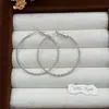 Pendientes de Aro Lisos Minimalistas de Textura Metálica Estilo Coreano para Uso Diario, Pendientes de Aro Metálicos Básicos Versátiles