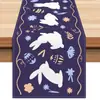 2026 Nuevo Camino de Mesa Estampado de Pascua Transfronterizo, Mantel Decorativo Festivo de Amazon, Mantel Individual para Mesa de Comedor de Sala de Estar