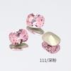 Accesorios para Uñas Dongzhou Colección Rosa Oscuro Fondo Puntiagudo Vidrio K9 de Alta Calidad Mariposa Diamante Grande Brillante Estilo Popular de Celebridad de Internet