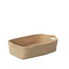 Cesta de Almacenamiento de Escritorio Prefabricada del Fabricante con Asa, Cesta de Almacenamiento para Frutas y Snacks, Cesta de Almacenamiento para Cosméticos, Cesta de Almacenamiento Tejida