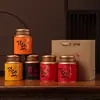 Nueva Caja de Empaque de Cáscara de Mandarina Lata Redonda Caja de Regalo Lata de Almacenamiento Sellada de Hojalata Lata de Té de Fábrica
