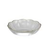 Novo Ins Estilo Prato de Frutas Sala de Estar Prato de Frutas Secas Prato de Jantar PET Transparente Flor Prato de Frutas Mesa de Centro Lanche Prato de Doces