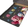 Alfombrilla de suelo de barro de diatomeas con diseño de oso fresa de dibujos animados, alfombrilla absorbente para baño, alfombrilla de secado rápido para pies, alfombrilla antideslizante para ducha, puerta de baño