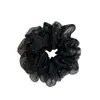 Exquisita Banda para el Cabello de Estrella con Puntos de Diamante Cuerda para Cola de Caballo de Malla de Encaje Nueva de Blogger Cuerda para el Cabello con Bola para Mujer