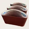 Cinta de Lija Suave Tj135 Adecuada para Lijadora de Tambor de Aire, Tubo de Lijado, Funda de Lijado para Pulir Madera, Cinta de Lija de Corindón Marrón Rojo