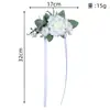Suprimentos para Casamento Estilo Europeu, Conjunto de Flores de Pulso e Lapela com Tema Floresta, Flores de Pulso para Grupo de Madrinhas, Lapelas para Noivo e Padrinhos