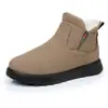Botas de Nieve de Suela Gruesa de Moda para Mujer, Nuevo Modelo de Invierno 2026, Forradas de Felpa, Cálidas, Botas Grandes de Algodón Estilo Noreste, Botas de Algodón Versátiles Casuales