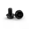 Tornillos de Brida Personalizados Jinli Hardware con Grado Medio de Carbono Requieren Tornillos de Brida Hexagonales de Zinc Negro para Regulaciones de Paso y Tope
