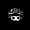 Anillo Vintage Cruzado Moderno para Hombres, Estilo Hip-Hop Punk, Anillo Único Individual, Anillo Abierto Personalizado de Gama Alta para Dedo Índice, Moderno