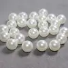 Perla de Imitación Material para Manualidades Perlas Hechas a Mano Perlas Pequeñas Perlas Sueltas con Agujeros Partículas Decorativas Artificiales Accesorios para Joyería Perlas Redondas
