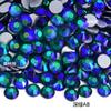 Não. 30 fundo plano diamante de vidro strass diy jóias de unhas redondas de cristal pedra caso do telefone móvel boneca vara broca cerca de 6,5 milímetros