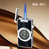 Encendedor Creativo de Reloj de Cuarzo, Encendedor Funcional Recargable de Llama Azul Directa, Encendedor de Cigarrillos, Encendedor a Prueba de Viento para Exteriores