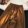Primavera 2024 Nova Tendência Estilo Americano High Street Calças Longas para Homens e Mulheres Marca Tendência Calças Casuais Retas Estilo High Street