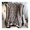 Bufanda Nueva de Seda Simulada, Bufanda Larga de Brocado, Moda Primavera y Otoño, Versátil Chal de Protección Solar de Verano, Turbante