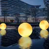Luminária de lua com luz quente, luminária de gramado à prova d'água para exteriores, adequada para jardins, pátios, festas, pousadas, shoppings, bares e restaurantes