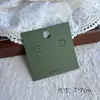 Cartulina Verde de Castaño de Agua de Alta Calidad Engrosada para Tarjetas de Exhibición de Empaque para Pendientes, Aretes, Pasadores para el Cabello, Collares, Pulseras y Joyería