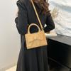 Bolso de mano de alta gama para mujer, bandolera sencilla con lazo, bolso de viaje para mujer, bolso de mujer combinable.