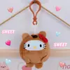 Colección Sanrio Llavero Colgante Gato Kate Corazón de Chica Bikini Uniforme Gato Kt Gato Pequeño Colgante