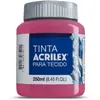 Tinta Tecido Fosca 250ml Rosa Escuro