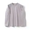 Camiseta Térmica de Manga Larga con Cuello Redondo y Forro Polar de Ajuste a Presión para Hombre, Camiseta de Manga Larga con Cuello Redondo y Forro Polar con Costuras Termoselladas para Hombre 10620