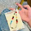 Cadena de Teléfono de Cuentas de Colores Ins Niche Cadena de Cuentas DIY Llavero de Cámara Ccd Colgante para Bolso Anti-Pérdida