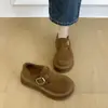 Sandálias Birkenstock Femininas com Plataforma Aumentadoras de Altura 2026 Primavera Novidade Slip-On Sapatos Estilo Birkenstock Retrô Mocassins Casuais