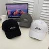 Sombrero de Mujer Primavera y Otoño Estilo Coreano Bordado Letra Gorra de Béisbol para Hombre Juvenil Pareja Casual Combinable Sombrero para el Sol