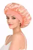 Gorro versátil de alta elasticidad para el cuidado del cabello, gorro posparto, pañuelo para la cabeza, gorro de belleza, gorro de ducha, gorro de dormir de satén para mujer