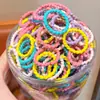 Meninas Vão à Escola com Elásticos de Cabelo, Elásticos Infantis 2025 Elásticos de Cabelo para Bebês, Alta Elasticidade para Meninas, Sem Danos ao Cabelo, Tiaras Coloridas