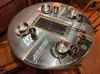 Mesa de Barbacoa Comercial sin Humo, Parrilla de Barbacoa de Autoservicio, Pierna de Cordero a la Parrilla de Carbón, Mesa de Barbacoa Exterior de Acero Inoxidable