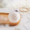 Colgante de decoración navideña bola color oro champán diseño de piña y copo de nieve accesorio de decoración adorno para árbol de Navidad DIY