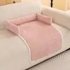 Alfombrilla antideslizante semi-cerrada para mascotas transfronteriza, adecuada para todas las estaciones, se puede usar en sofás, alfombrilla para perros, alfombrilla para gatos, colchoneta gruesa de terciopelo para dormir mascotas