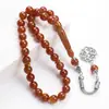 33 Cuentas de Oración de Resina Portátiles Misbaha Pulsera Árabe Cuentas de Oración de Oriente Medio Fábrica Venta al por Mayor