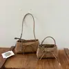 Bolso bandolera simple y elegante con lazo para mujer, bolso de mano otoñal de estilo francés, suave y dulce, bolso de hombro retro versátil