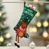 Mingguan Artigos para Decoração de Natal Meias de Decoração de Natal de Pernas Longas em Tecido Sacola de Presente Criativa Sacola de Presente de Desenho Animado para Mesa de Cabeceira