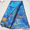 Cheongsam de Flor Grande Bordada Colorida Tela Brocada Jacquard Antigua Tela Brocada Africana Encaje