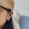 Brincos de Corrente para Orelha com Pingente de Urso Pérola Estrela e Franja Estilo Coreano Personalidade Única para Mulheres Doce Cool Acessórios de Orelha para Estudantes