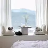 Silla de Té de Ocio para Balcón, Silla para el Hogar, Silla Simple Estilo Chino para Ventana de Mirador, Silla para Casa de Huéspedes con Respaldo, Taburete Silla, Silla para Ventana de Mirador Tatami