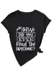 Amigo, ¿incluso Amazon eBay Sitio Independiente Camiseta Casual Cómoda para Mujer de Cuello en V y Manga Corta Comercio Exterior
