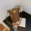 Bolsos de Mujer, Bolsos de Moda y de Alta Gama, Bolsos de Cubo Retro Nicho Nuevos de Otoño e Invierno para Mujer, Bolsos Cruzados Versátiles Casuales para Ir al Trabajo