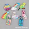 Sujetar Tarjetas DIY Taza Loro Concha Nube Arcoíris Bebida DIY Accesorios de Resina Accesorios para el Cabello Material Zapatos con Agujeros para Niños Hebilla