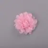 Estilo coreano hot stamping poá chiffon florzinha tecido artesanal sapatos chapéus acessórios de vestuário DIY decoração de flor de cabeça infantil materiais auxiliares
