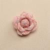 Estilo coreano 4cm feltro de lã moldável camélia rosa DIY adorno de cabeça flor de sapato corsage acessórios de vestuário pequenas flores