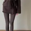 Medias pantimedias sin costuras con un efecto transparente tipo piel, perfectas para primavera y principios de otoño, con un acabado de terciopelo mate, que ofrecen una compresión sutil para un efecto adelgazante.