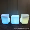 Barra LED Muebles Color Cambiante Sofá Impermeable Exterior Hotel Combinación Creativa Caja de Barra Transparente Mesa de Café Luminosa