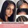 Peluca africana transfronteriza para mujer, cabello negro corto y liso, cabeza dividida, tocado de fibra química, cabello corto, disponible al por mayor