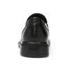 Nuevos Zapatos de Hombre de Cuero Genuino con Relieve Estilo Británico con Correa Moda Tendencia Casual Zapatos de Cuero para Hombre Transfronterizos 46 47