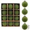 Bolas de Natal, Bolas de Natal Aveludadas, Bolas de Decoração de Natal, 8cm/12 Peças, Bolas de Natal, Enfeites Pendentes para Decoração de Árvore de Natal, Natal