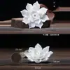 Quemador de Incienso de Loto Hecho a Mano y Soporte para Incienso para Decoración de Interiores, Soporte para Varillas de Incienso, Base para Quemador de Incienso